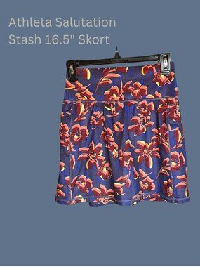 Athleta Salutation Stash 16.5" Skort XS